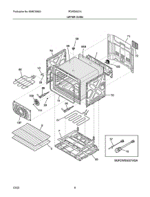 Upper Oven parts for Frigidaire Range Hood FCWD3027ABC from AppliancePartsPros.com
