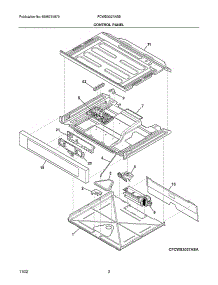 Control Panel parts for Frigidaire Electric Wall Oven FCWD3027ASB from AppliancePartsPros.com