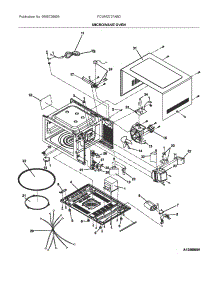 Microwave Oven parts for Frigidaire Wall Oven/Microwave Combo FCWM2727ABD from AppliancePartsPros.com