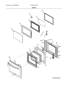 Doors parts for Frigidaire Wall Oven/Microwave Combo FCWM2727ABD from AppliancePartsPros.com