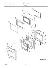 Doors parts for Frigidaire Range Hood FCWM2727ABE from AppliancePartsPros.com