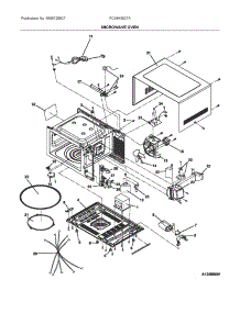 Microwave Oven parts for Frigidaire Wall Oven/Microwave Combo FCWM3027ABA from AppliancePartsPros.com