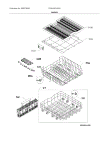 Racks parts for Frigidaire Dishwasher FDSH4501AS2A from AppliancePartsPros.com