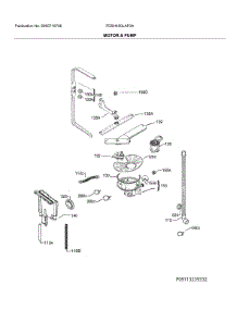 Motor parts for Frigidaire Dishwasher FDSH450LAF0A from AppliancePartsPros.com