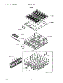 Racks parts for Frigidaire Dishwasher FDSP450LAF0A from AppliancePartsPros.com
