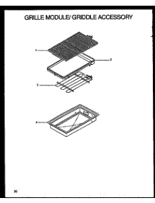 Grille Module / Griddle Accessory (Xst235 / P1133268n) (Xst229 / P1133266n) parts for Modern Maid Electric Range FDU1862B/P1131908 from AppliancePartsPros.com