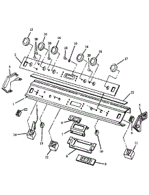 Control Panel (Fdu2482b / P1130613nb) (Fdu2482d / All) (Fdu2482ww / All) parts for Modern Maid Electric Range FDU2482K-P1130625NK from AppliancePartsPros.com