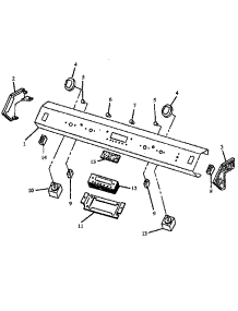 Control Panel (Fdu2482b / P1130630nb) (Fdu2482k / P1130625nk) (Fdu2482k / P1130630nk) (Fdu2492b / P1130625nb) (Fdu2492ww / P1130626n) (Fdu2492ww / P1130630nww) parts for Modern Maid Electric Range FDU2482WW-ALL from AppliancePartsPros.com