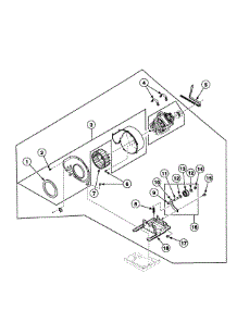 Exhaust Assy parts for Speed Queen Dryer FEU17AWF1702 from AppliancePartsPros.com