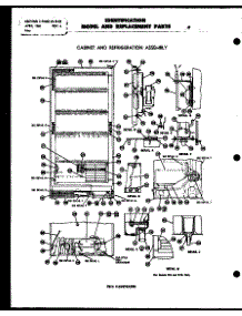 Cabinet And Refrigeration Assembly (D13) (D13l) (Fs16) parts for Amana Upright Freezer FF16A from AppliancePartsPros.com