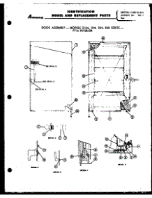 Door Assembly (Ff16) (D18) (D23) (D23a) parts for Amana Upright Freezer FF16A from AppliancePartsPros.com
