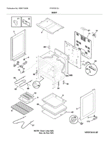 Body parts for Frigidaire Electric Range FFEF3012UBC from AppliancePartsPros.com