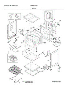 Body parts for Frigidaire Electric Range FFEF3016VSB from AppliancePartsPros.com