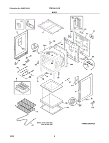 Body parts for Frigidaire Electric Range FFEF3016VSE from AppliancePartsPros.com