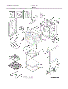 Body parts for Frigidaire Electric Range FFEF3054TSN from AppliancePartsPros.com