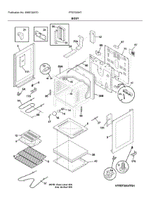 Body parts for Frigidaire Electric Range FFEF3054TWK from AppliancePartsPros.com
