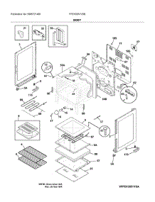 Body parts for Frigidaire Electric Range FFEH3051VSB from AppliancePartsPros.com