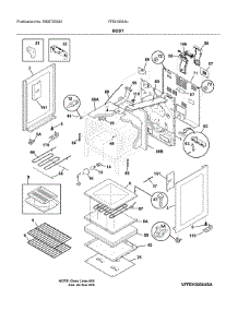 Body parts for Frigidaire Electric Range FFEH3054UBB from AppliancePartsPros.com