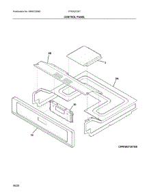 Control Panel parts for Frigidaire Electric Wall Oven FFEW2726TBD from AppliancePartsPros.com