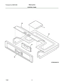 Control Panel parts for Frigidaire Electric Wall Oven FFEW3026TDD from AppliancePartsPros.com