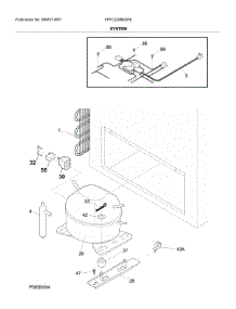 System parts for Frigidaire Chest Freezer FFFC22M6QWE from AppliancePartsPros.com