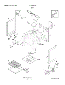 Body parts for Frigidaire Gas Range FFGF3052TSD from AppliancePartsPros.com
