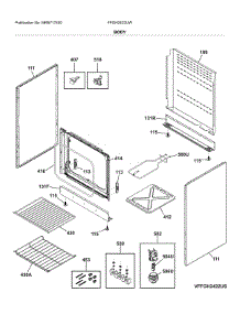 Body parts for Frigidaire Gas Range FFGH2422UW from AppliancePartsPros.com