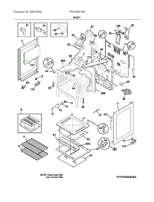 Body parts for Frigidaire Gas Range FFGH3054USE from AppliancePartsPros.com