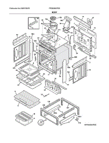Body parts for Frigidaire Gas Range FFGS3026TSB from AppliancePartsPros.com