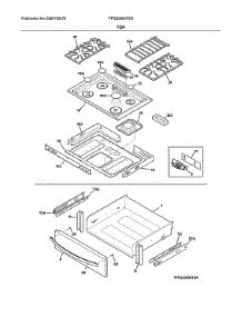 Top parts for Frigidaire Gas Range FFGS3026TSB from AppliancePartsPros.com