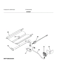 Gas parts for Frigidaire Gas Wall Oven FFGW2426USB from AppliancePartsPros.com