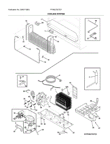 System parts for Frigidaire Bottom-Mount Refrigerator FFHB2750TE7 from AppliancePartsPros.com
