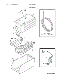 Ice Maker parts for Frigidaire Top-Mount Refrigerator FFHI1835VS2 from AppliancePartsPros.com