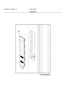 Controls parts for Frigidaire Bottom-Mount Refrigerator FFHN2750TS6 from AppliancePartsPros.com