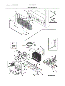 System parts for Frigidaire Bottom-Mount Refrigerator FFHN2750TS7 from AppliancePartsPros.com