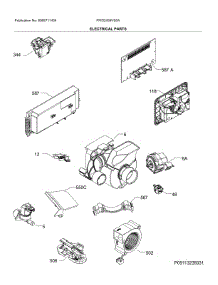 Electrical Parts parts for Frigidaire Dishwasher FFID2459VS0A from AppliancePartsPros.com