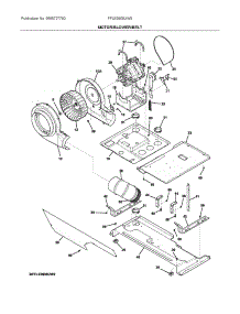 Motor / Blower / Belt parts for Frigidaire Laundry Center FFLE3900UW3 from AppliancePartsPros.com