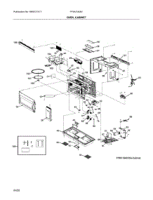Oven, Cabinet parts for Frigidaire Microwave/Hood Combo FFMV1846VDA from AppliancePartsPros.com