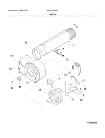 Motor parts for Frigidaire Dryer FFQG5100PW0 from AppliancePartsPros.com