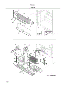 System parts for Frigidaire Chest Freezer FFUE2024AN5 from AppliancePartsPros.com