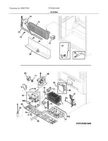 System parts for Frigidaire Chest Freezer FFUF2021AW0 from AppliancePartsPros.com