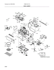 Oven,Cabinet parts for Frigidaire Microwave/Hood Combo FGBM15WCVFA from AppliancePartsPros.com