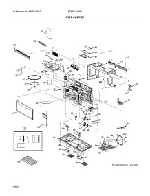 Oven,Cabinet parts for Frigidaire Microwave/Hood Combo FGBM19WNVFA from AppliancePartsPros.com