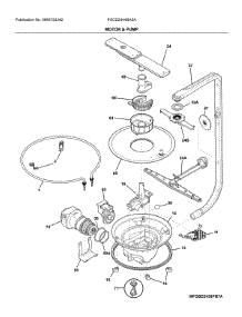 Motor & Pump parts for Frigidaire Dishwasher FGCD2444SA3A from AppliancePartsPros.com
