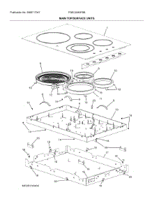Main Top / Surface Units parts for Frigidaire Electric Cooktop FGEC3045PSB from AppliancePartsPros.com