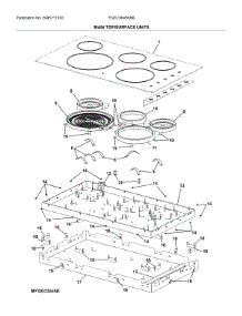 Main Top / Surface Units parts for Frigidaire Electric Cooktop FGEC3645KBB from AppliancePartsPros.com