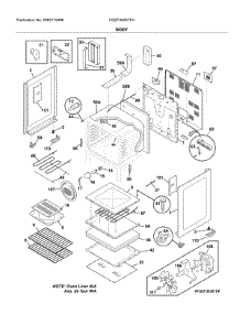 Body parts for Frigidaire Electric Range FGEF3036TFH from AppliancePartsPros.com