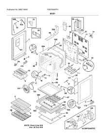 Body parts for Frigidaire Electric Range FGEF3059TFH from AppliancePartsPros.com