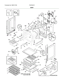 Body parts for Frigidaire Electric Range FGEH3047VDA from AppliancePartsPros.com