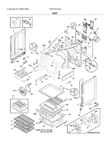 Body parts for Frigidaire Electric Range FGEH3047VDC from AppliancePartsPros.com